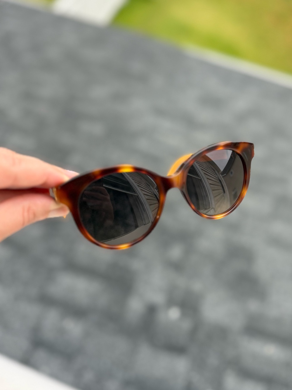Fendi Cat Eye Women's Brown Sunglasses - Picture 9 of 10